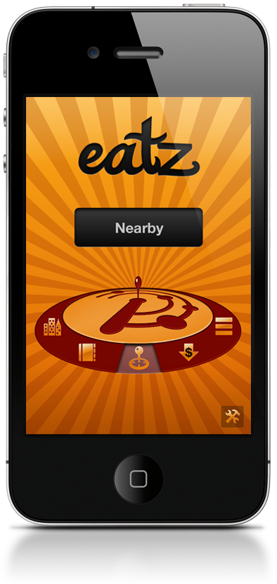 Eatz iPhone Home UI